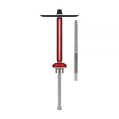 Кальян Alpha Hookah - Echo Silver (Ruby Red) 48см (Без колбы)