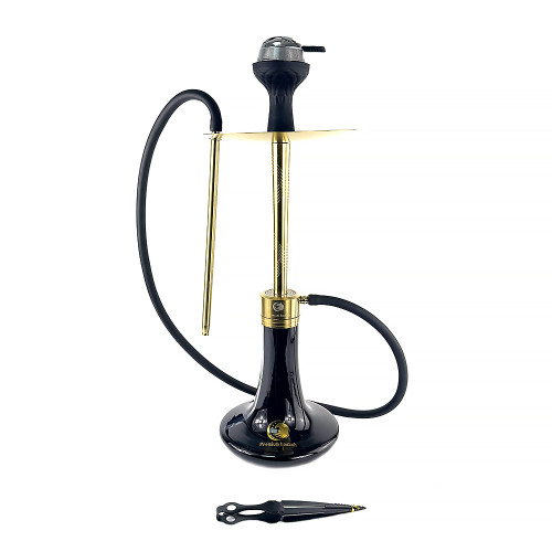 Кальян Seven Star - E-100B-SS Gold Black 67см (полный комплект)