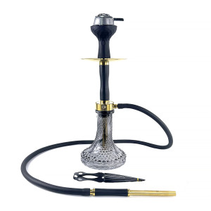 Кальян Seven Star - E-102S-SS GOLD BLACK 52см (Полный комплект)