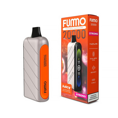 Электронная сигарета FUMMO Nova Strong 20000 затяжек - Грейпфрут Маракуйя