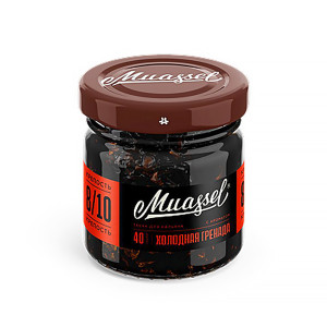 Табак Muassel Extra Strong 40г - Холодная гренада (Гранат Красная смородина Лед)