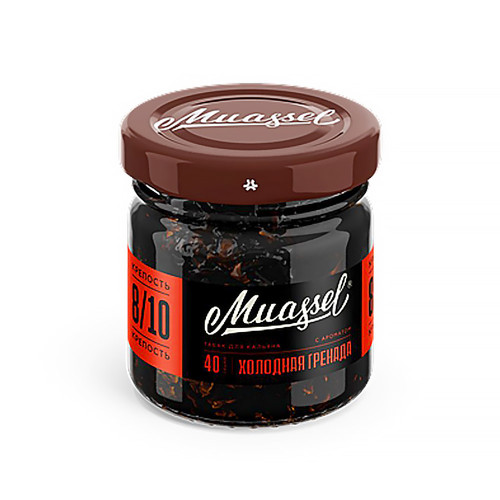 Табак Muassel Extra Strong 40г - Холодная гренада (Гранат Красная смородина Лед)