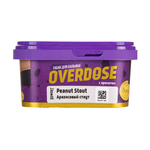 Табак Overdose 200г - Арахисовый стаут (Peanut staut)