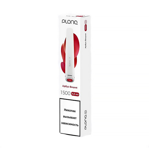 Электронная сигарета PLONQ PLUS 1500 затяжек - Арбуз Вишня