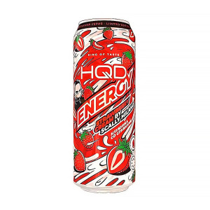 Энергетический напиток HQD Energy - Strawberry Cream By Scally Milano (Клубника со сливками) 450мл