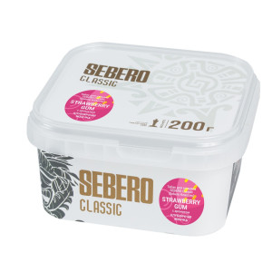 Табак Sebero Classic 200г - Strawberry gum (Жвачка Клубника Мята)