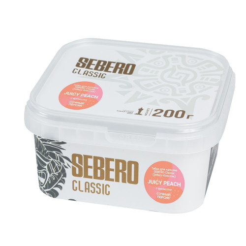 Табак Sebero Classic 200г - Juicy Peach (Сочный персик)