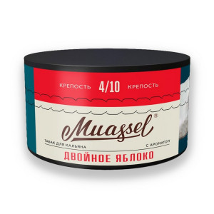 Табак Muassel Medium 200г - Двойное яблоко