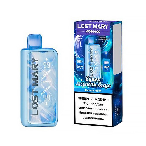 Электронная сигарета LOST MARY MO 30000 затяжек - Горная мята