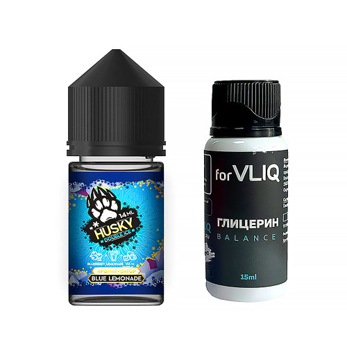 Ароматизатор Husky Double Ice Salt - Blue Lemonade (Ледяной черничный лимонад) 30мл 20мг