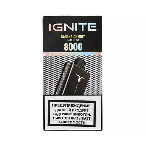 Электронная сигарета IGNITE 808000 затяжек - Банан Вишня