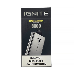Электронная сигарета IGNITE V80 8000 - Персик Малина