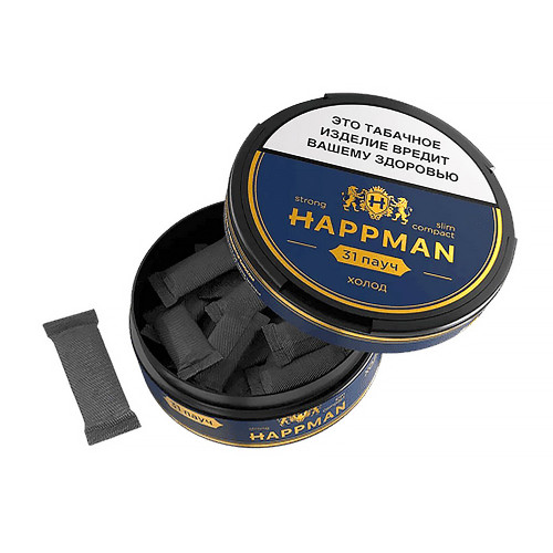 Табак жевательный HAPPMAN Strong - Холод 10г