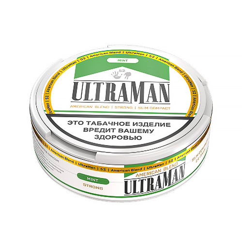Табак жевательный ULTRAMAN 52 Strong - Mint 5г