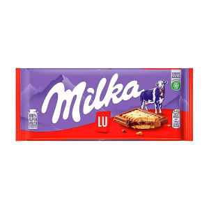 Шоколад Milka - LU (Сэндвич из хрустящего бисквитного печенья) 90г