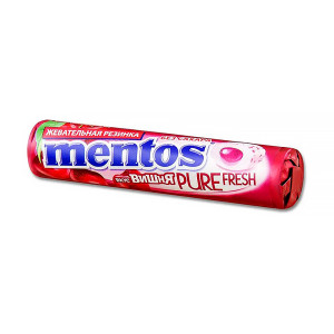 Жевательная резинка Mentos - Pure Fresh (Вишня) 15,5г
