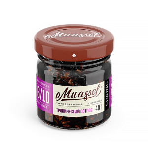 Табак Muassel Strong 40г - Тропический остров (Тропические фрукты)