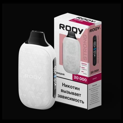 Электронная сигарета PLONQ ROQY STRONG 20000 затяжек - Вишня