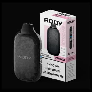 Электронная сигарета PLONQ ROQY STRONG 20000 - Клубника со сливками