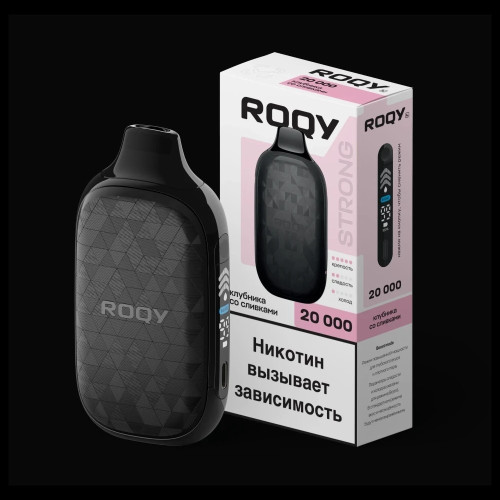 Электронная сигарета PLONQ ROQY STRONG 20000 затяжек - Клубника со сливками