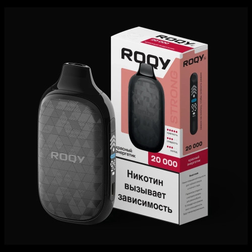 Электронная сигарета PLONQ ROQY STRONG 20000 затяжек - Красный энергетик