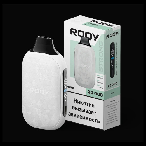 Электронная сигарета PLONQ ROQY STRONG 20000 затяжек - Мята