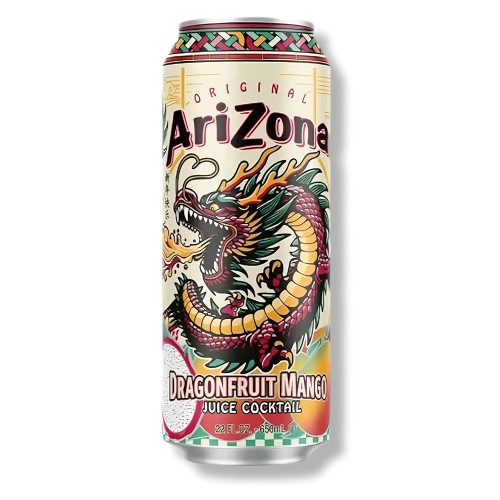 Напиток Arizona - Juice cocktail dragonfruit mango (Сок Коктейль Драконий фрукт и Манго) 650мл