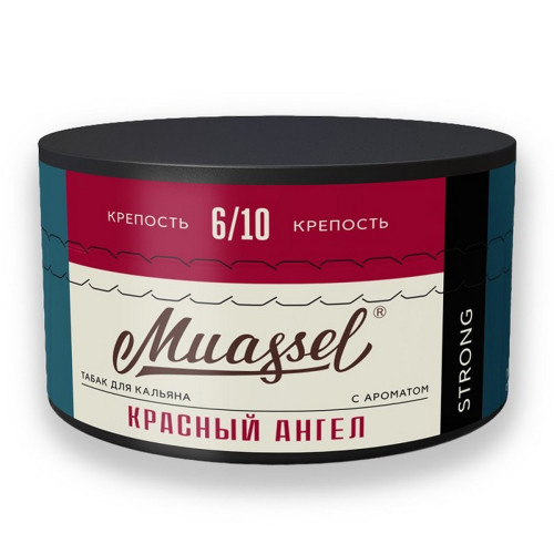 Табак Muassel Strong 200г - Красный ангел (Клубника Цитрус)