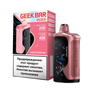 Электронная сигарета Geek Bar PULSE R 40000 - Манго Персик