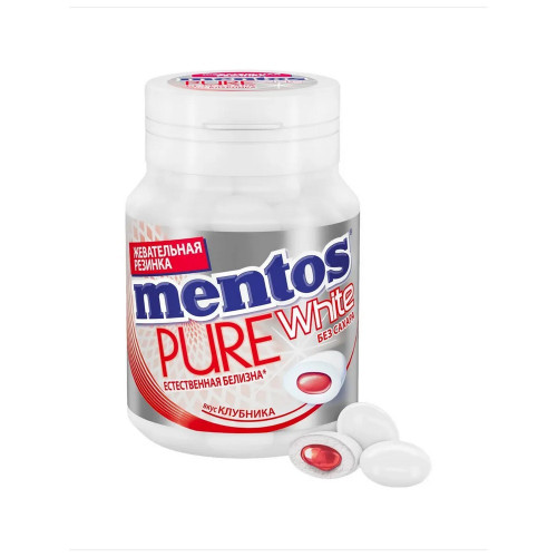 Жевательная резинка Mentos - Клубника 54г