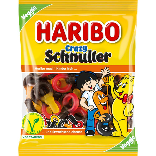 Жевательный мармелад Haribo - Crazy Schnuller (Сумашедшая Соска) 175г