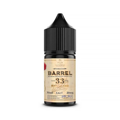 Жидкость ElectroJam Tobacco Barrel - Rich Blend 33 (Табак Алкоголь Ром) 30мл 20мг