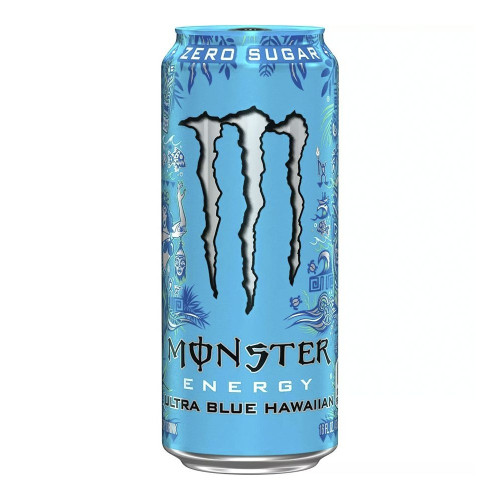 Энергетический напиток Monster Energy - Ultra Blue Hawaiian (Ананас Кокос Цитрусы) 473мл