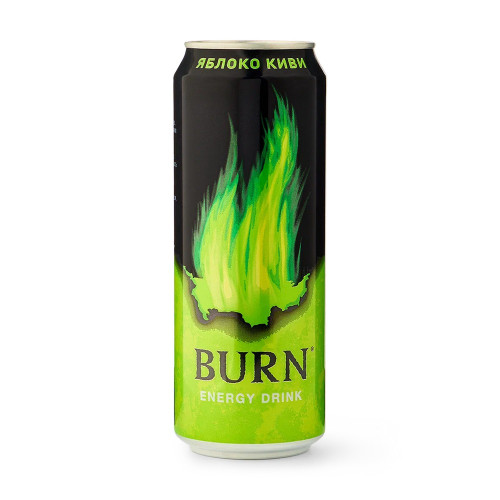 Энергетический напиток Burn - Яблоко-Киви 449мл