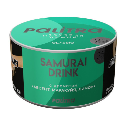 Табак PALITRA 25г - Samurai Drink (Абсент Маракуйя Лимон)