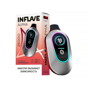 Электронная сигарета INFLAVE ALPHA 25000 - Сочная вишня