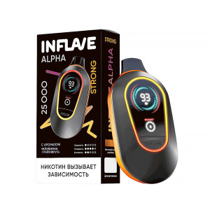 Электронная сигарета INFLAVE ALPHA STRONG 25000 - Клубника Грейпфрут