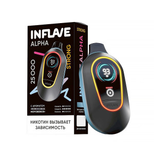 Электронная сигарета INFLAVE ALPHA STRONG 25000 - Кокосовое мороженое