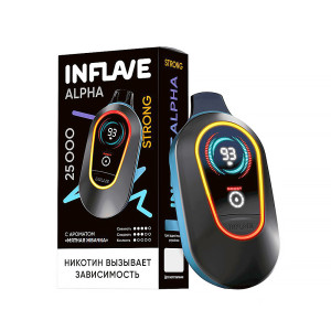 Электронная сигарета INFLAVE ALPHA STRONG 25000 - Мятная жвачка