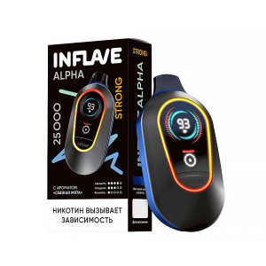 Электронная сигарета INFLAVE ALPHA STRONG 25000 - Свежая мята