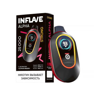 Электронная сигарета INFLAVE ALPHA STRONG 25000 - Сочная вишня