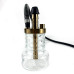 Кальян Pizduk Hookah - LITE Gold Black-bag 20см (Прозрачная колба)