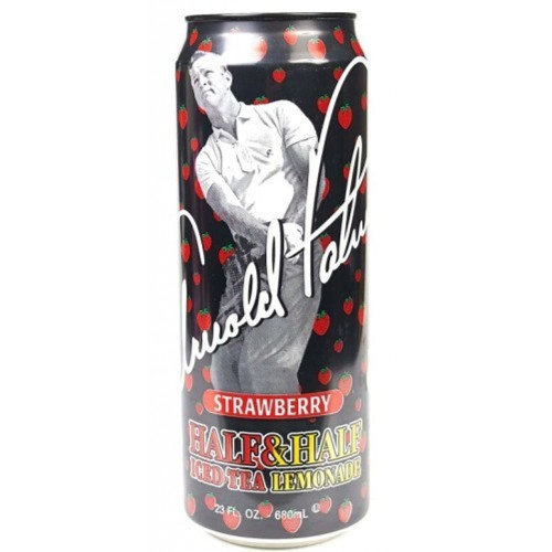 Напиток AriZona - Half & Half Iced Tea Strawberry (Холодный чай Клубника) 650мл