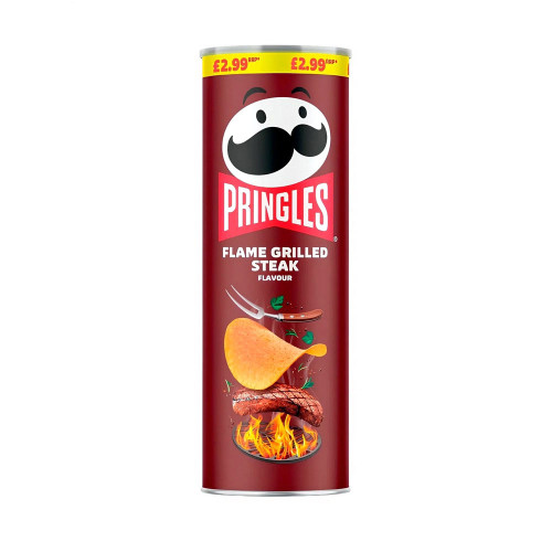 Чипсы Pringles - Flame Grilled Steak (Стейк на гриле) 165г