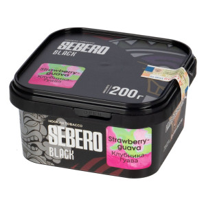 Табак Sebero Black 200г - Клубника Гуава (Strawberry Guava)