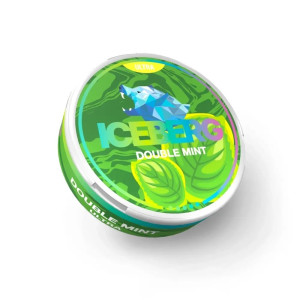 Табак жевательный ICEBERG ultra - Double mint (Двойная мята) 16г