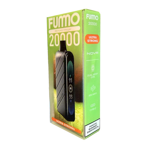 Электронная сигарета FUMMO Nova Ultra 20000 затяжек - Яблоко Груша