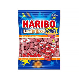 Жевательный Мармелад Haribo - Ladrillos (Кислая клубника) 100г
