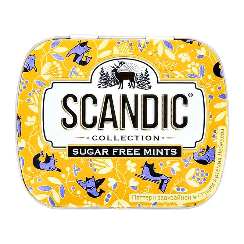Конфеты Scandic - Strawberry Mix (Клубничный микс) 14г