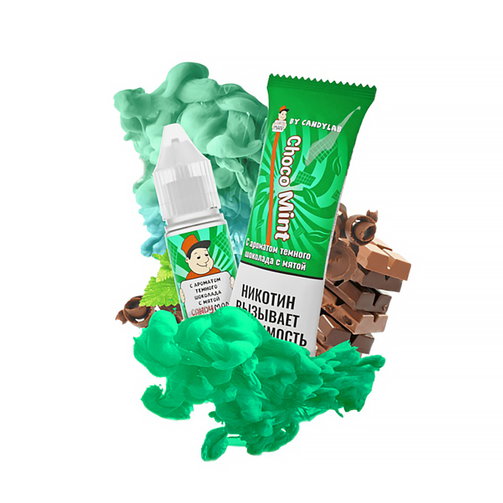 Жидкость CANDYMAN - Choco Mint (Темный шоколад с мятой) 10мл 15мг